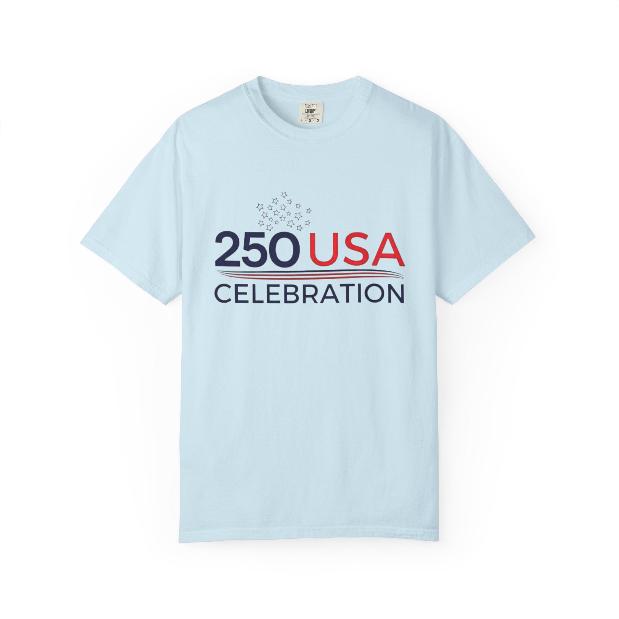 250 USA Celebration T-Shirt — Patriotic 250th Anniversary Tee