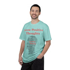 Grow Positive Thoughts T-shirt | Positive Word Cloud Mental Health Tee - 250 USA Celebration