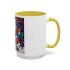 Colorful Mugs (11oz, 15oz) Santa Claus Coffee Cup, Santa Claus Coffee Mug - 250 USA Celebration