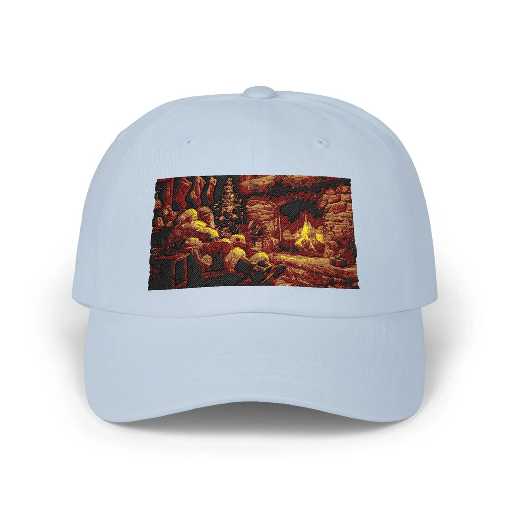 Cap, Santa Claus Christmas Hat, Winter Holiday Baseball Cap, Festive Santa Beanie, Classic Dad Cap - 250 USA Celebration