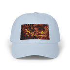 Cap, Santa Claus Christmas Hat, Winter Holiday Baseball Cap, Festive Santa Beanie, Classic Dad Cap - 250 USA Celebration