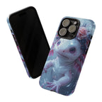Goth Axolotls Tough Cases | Cute Creepy Axolotl Phone Case, Gloomycore Aesthetic - 250 USA Celebration