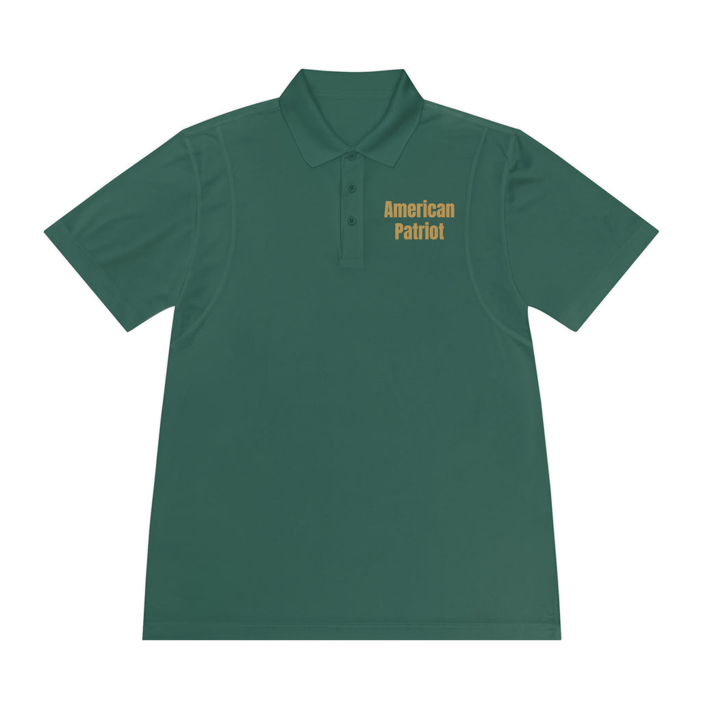 Men's Sport Polo Shirt — American Pride Eagle Shield Polo