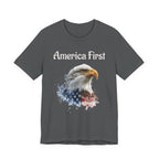 America First Eagle T-Shirt – Patriotic Bald Eagle Tee