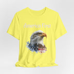 America First Eagle T-Shirt – Patriotic Bald Eagle Tee
