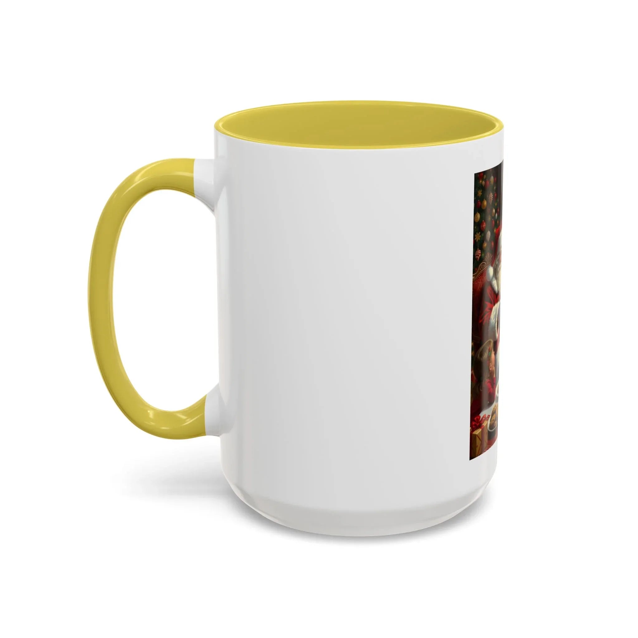 Christmas Santa Mug, Holiday Coffee Mug, Festive Drinkware, Cute Santa Cup, Winter Decor, Gift for Kids - 250 USA Celebration