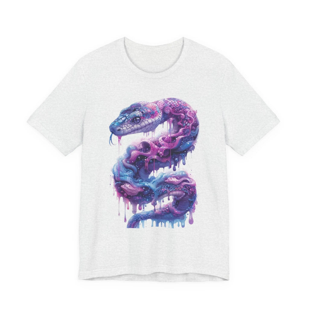 Psychedelic Rainbow Ouroboros Tee | Galaxy Fractal Mushroom Snake - 250 USA Celebration