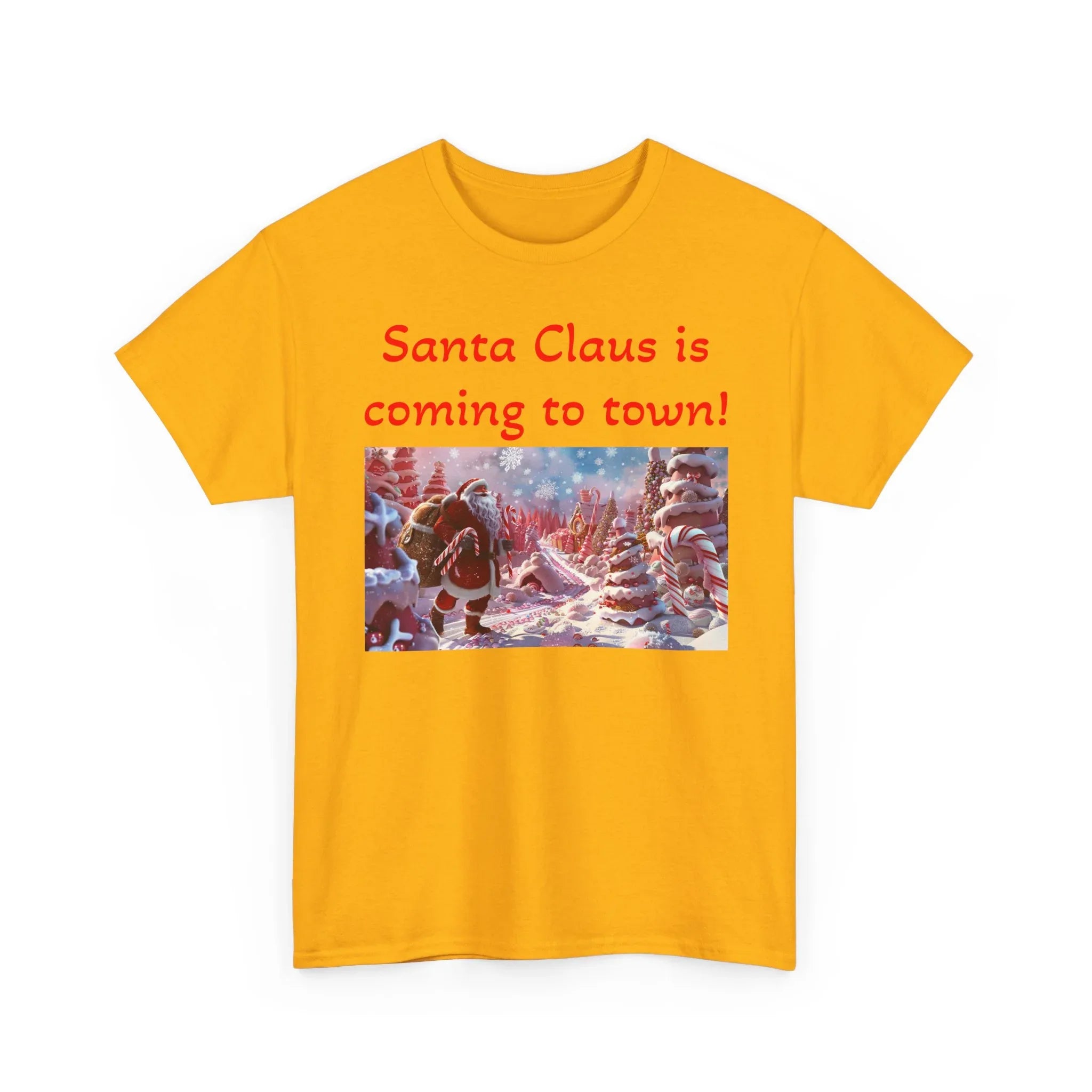 Festive Santa Tee, Unisex Christmas Shirt, Holiday Gift for Him/Her, Fun Santa Claus T-Shirt, Winter Wear, Family Gathering Apparel - 250 USA Celebration