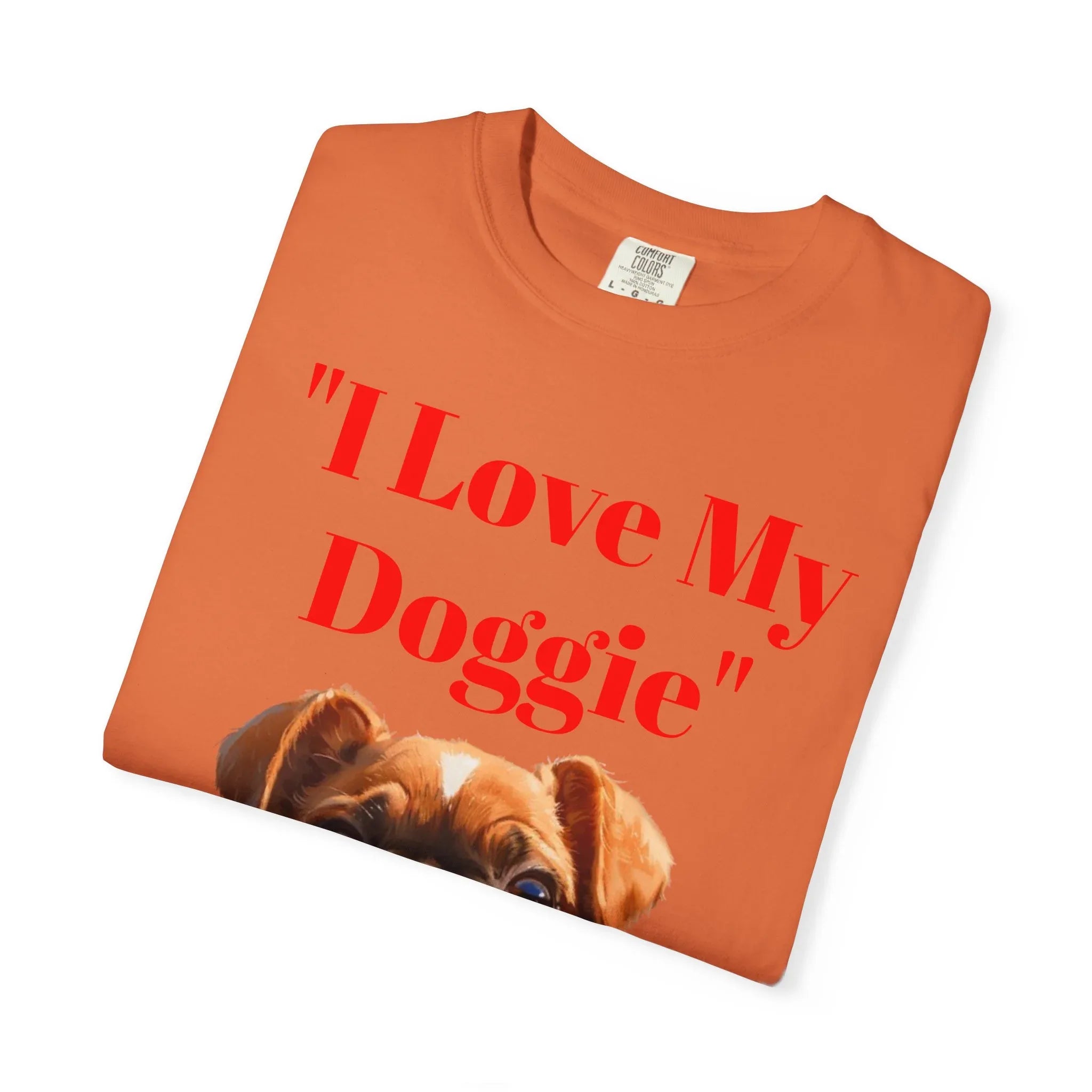 Cute French Bulldog Puppy Holding Red Heart T-shirt | Dog Lover Cartoon - 250 USA Celebration