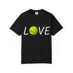 Tennis Ball LOVE T-Shirt | Tennis Lover Shirt, Sports Graphic Tee - 250 USA Celebration