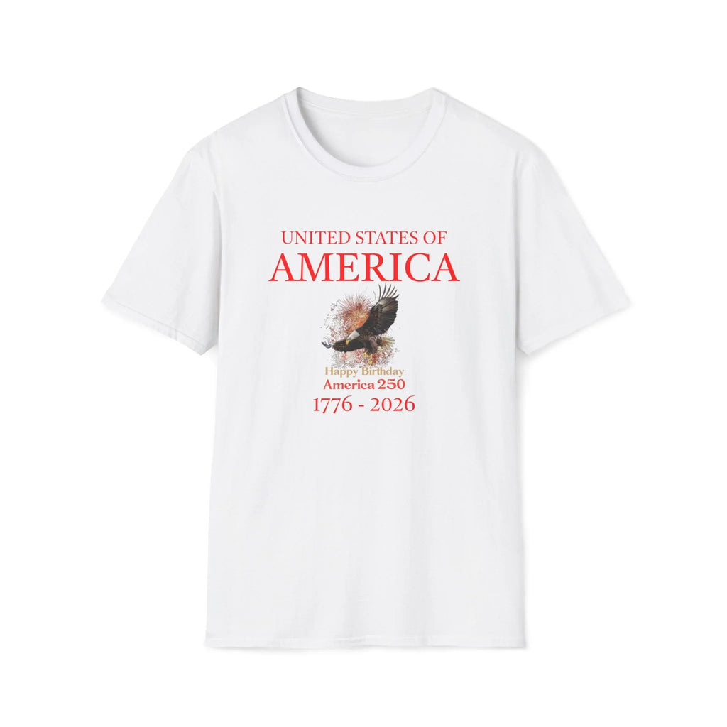 Unisex Softstyle T-Shirt - 250 USA Celebration