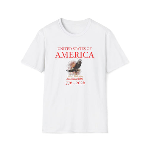 Unisex Softstyle T-Shirt - 250 USA Celebration