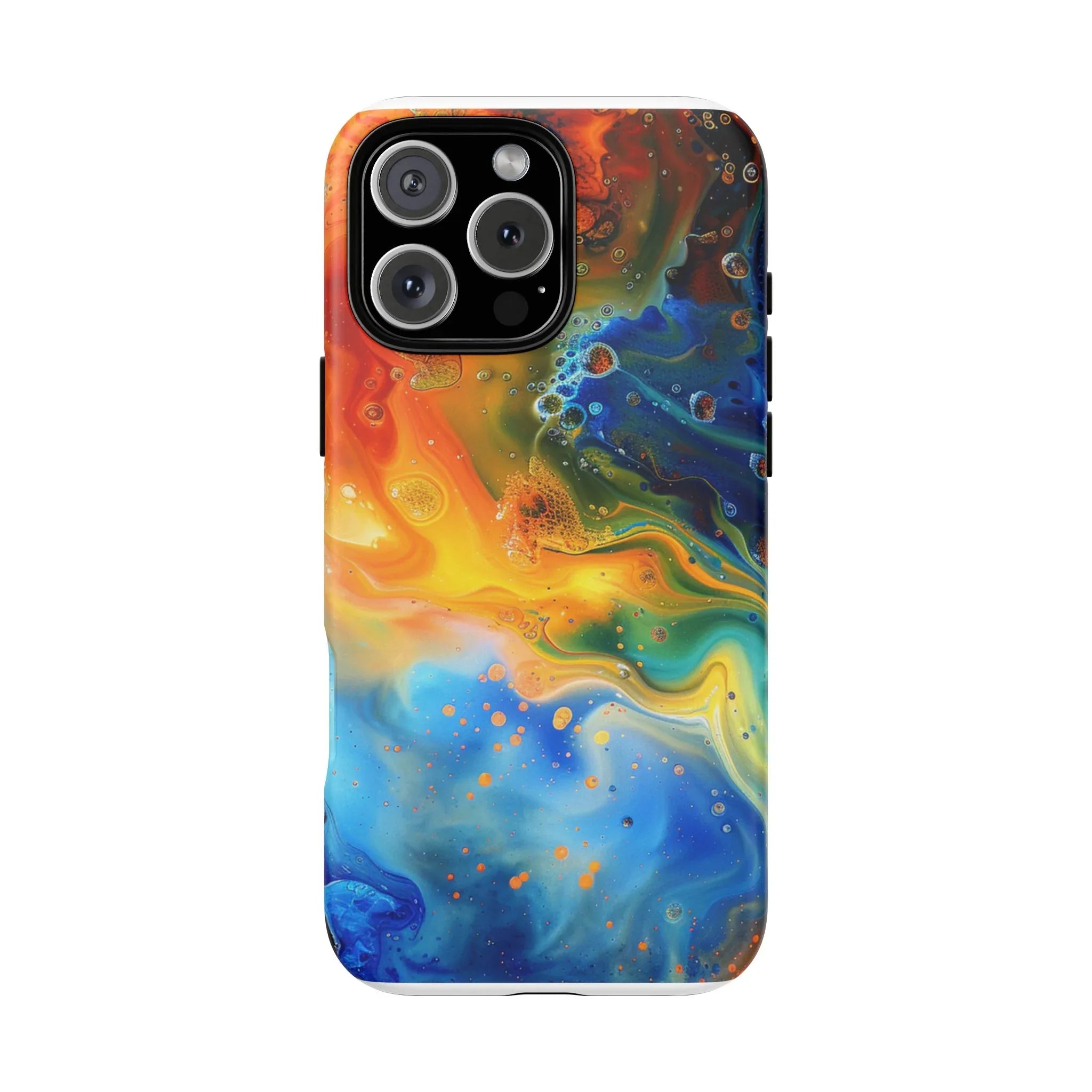 Abstract Colorful Swirl Phone Case | Tough Protective iPhone Cover - 250 USA Celebration