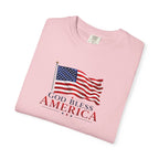 Official God Bless America Flag Patriotic T-Shirt