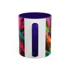 Abstract Colorful Brushstroke Mug | 11oz 15oz Ceramic - 250 USA Celebration