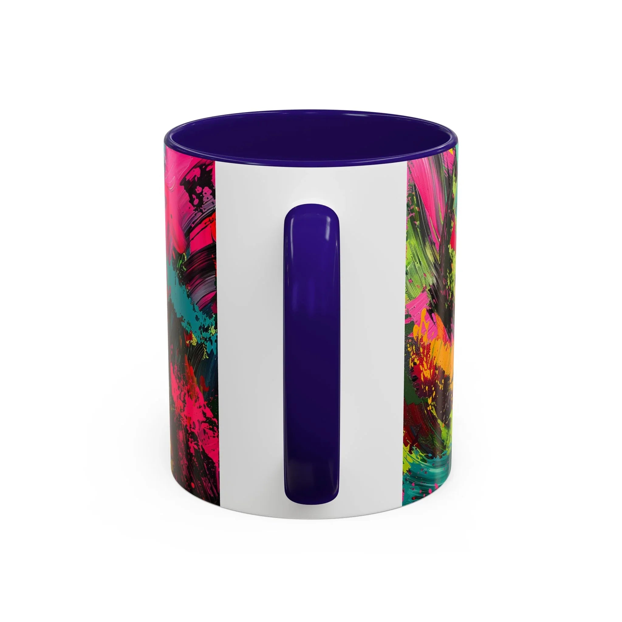 Abstract Colorful Brushstroke Mug | 11oz 15oz Ceramic - 250 USA Celebration