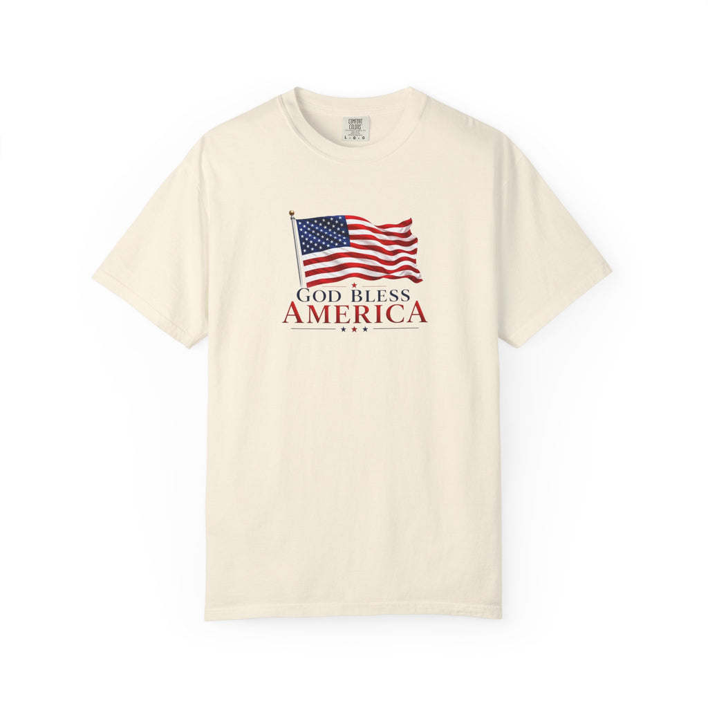 Official God Bless America Flag Patriotic T-Shirt