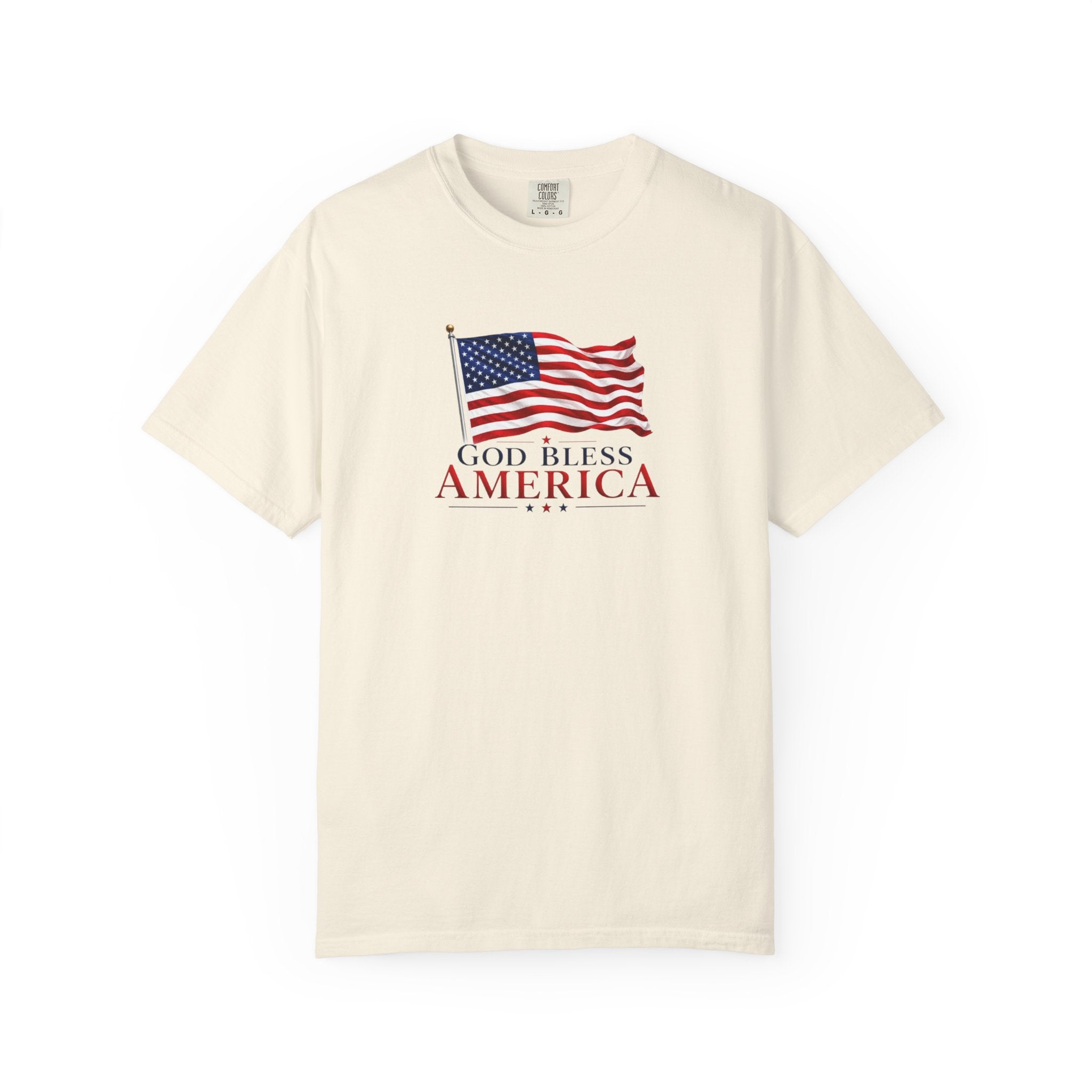 Official God Bless America Flag Patriotic T-Shirt