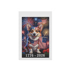 Official USA 250th Anniversary Patriotic Corgi Garden Flag