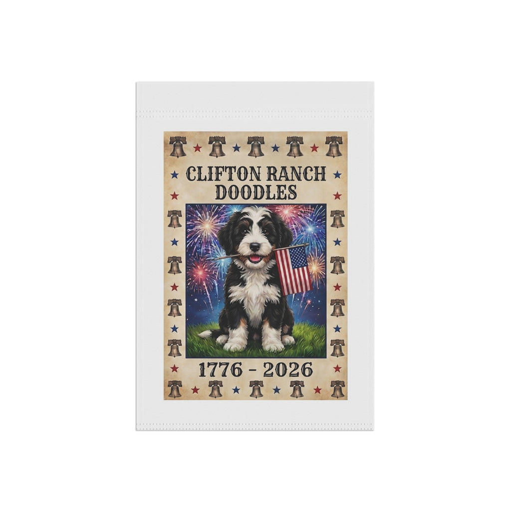 Clifton Ranch Custom AI Pet Flag - 1776-2026 House Banner
