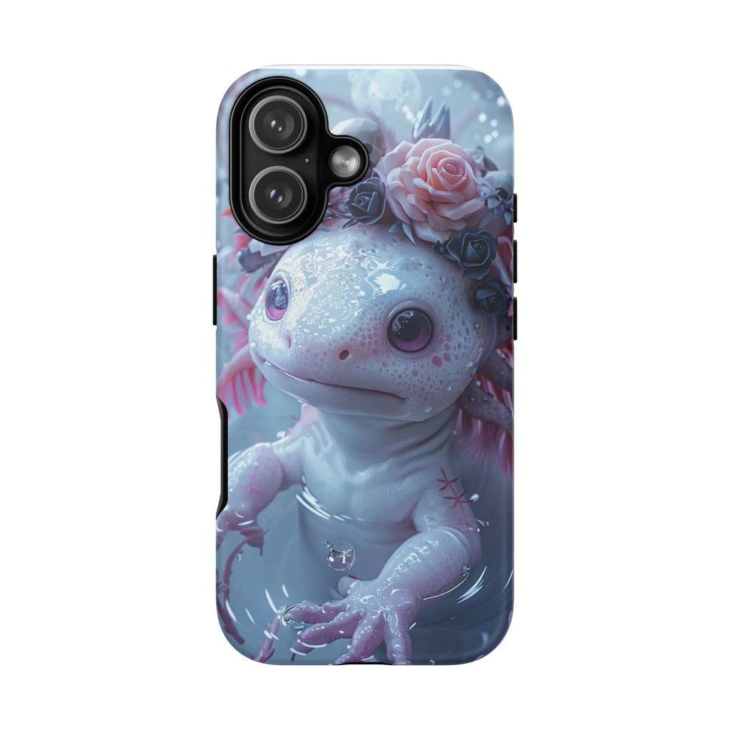 Goth Axolotls Tough Cases | Cute Creepy Axolotl Phone Case, Gloomycore Aesthetic - 250 USA Celebration