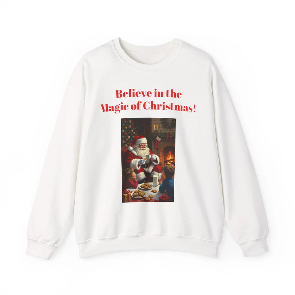 Christmas Magic Sweatshirt, Holiday Crewneck, Cozy Winter Apparel, Unisex Gift for Christmas, Believe in the Magic of Christmas! - 250 USA Celebration
