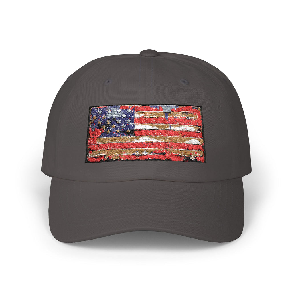 American Sequin Flag Dad Cap – Patriotic Classic Baseball Hat