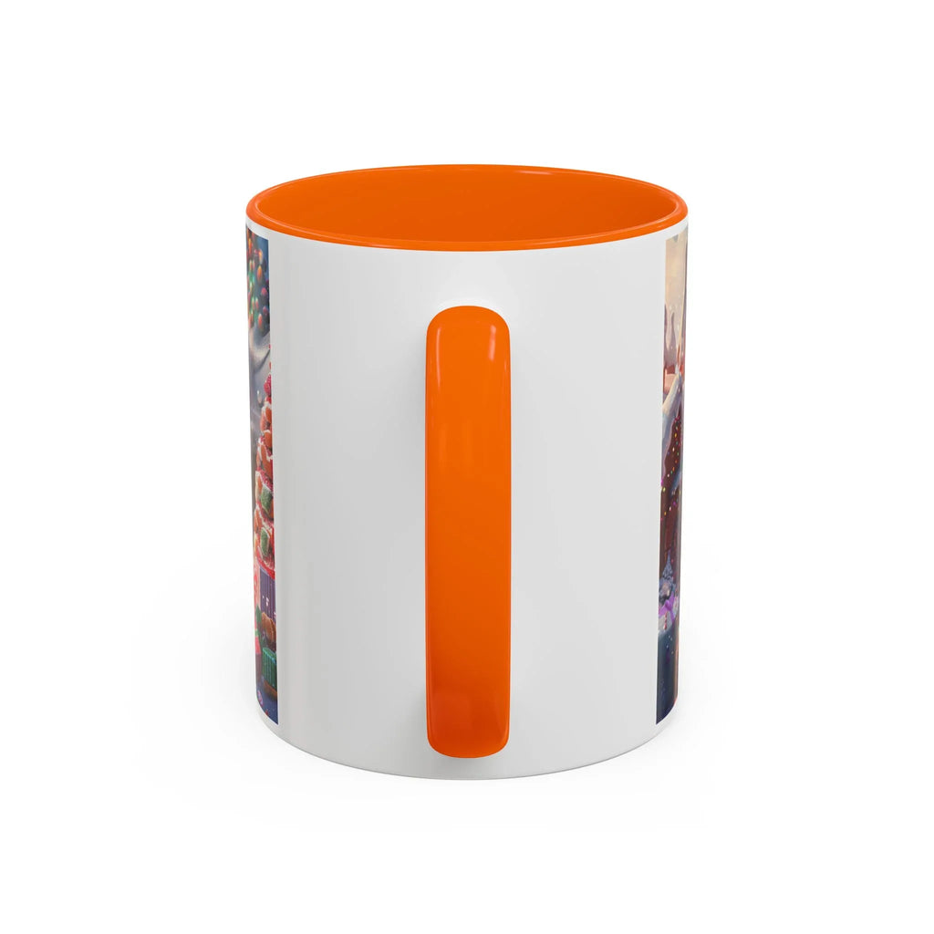 Festive Santa Accent Coffee Mug, Christmas Gift, Holiday Decor, Winter Wonderland, Hot Cocoa Mug, Seasonal Drinkware - 250 USA Celebration