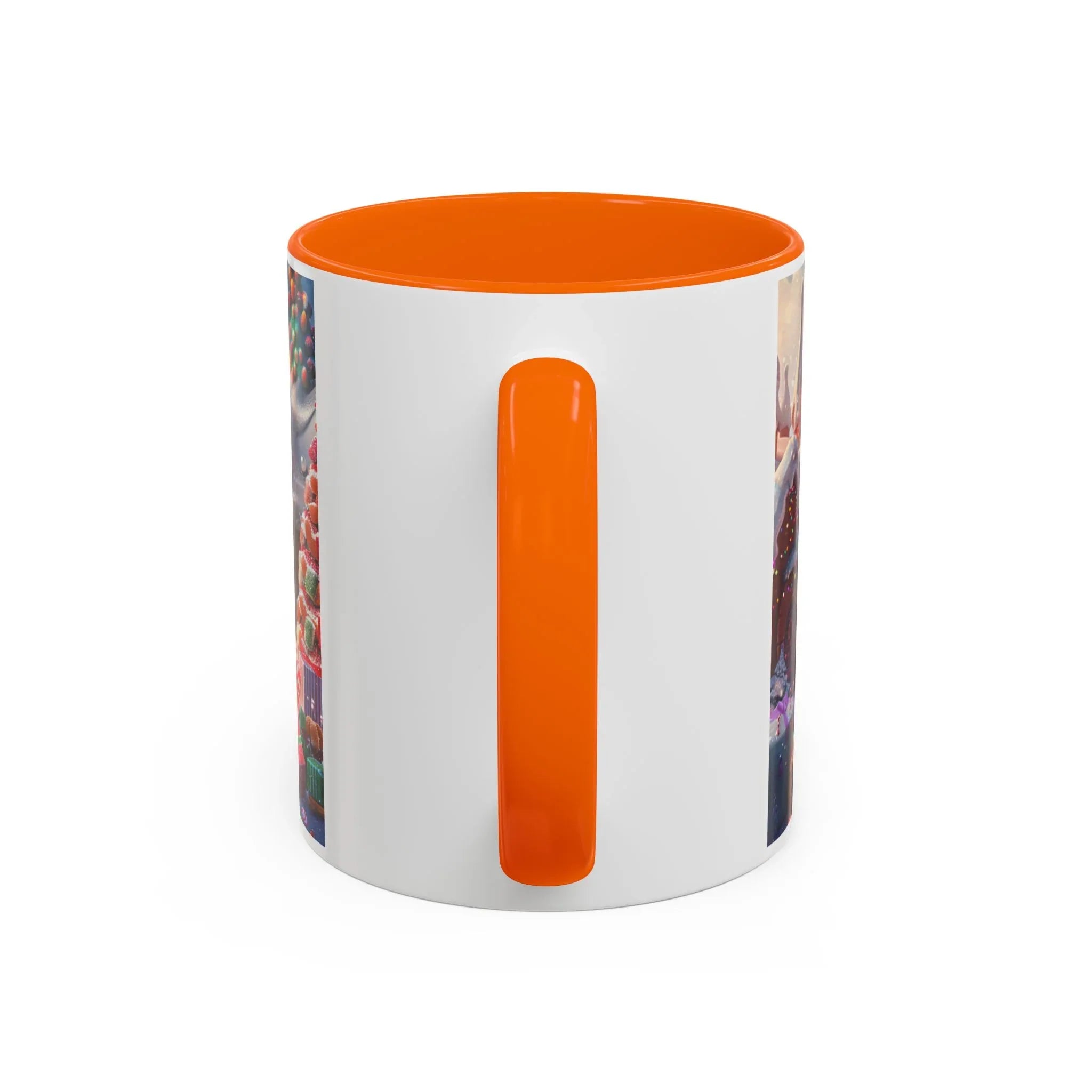 Festive Santa Accent Coffee Mug, Christmas Gift, Holiday Decor, Winter Wonderland, Hot Cocoa Mug, Seasonal Drinkware - 250 USA Celebration