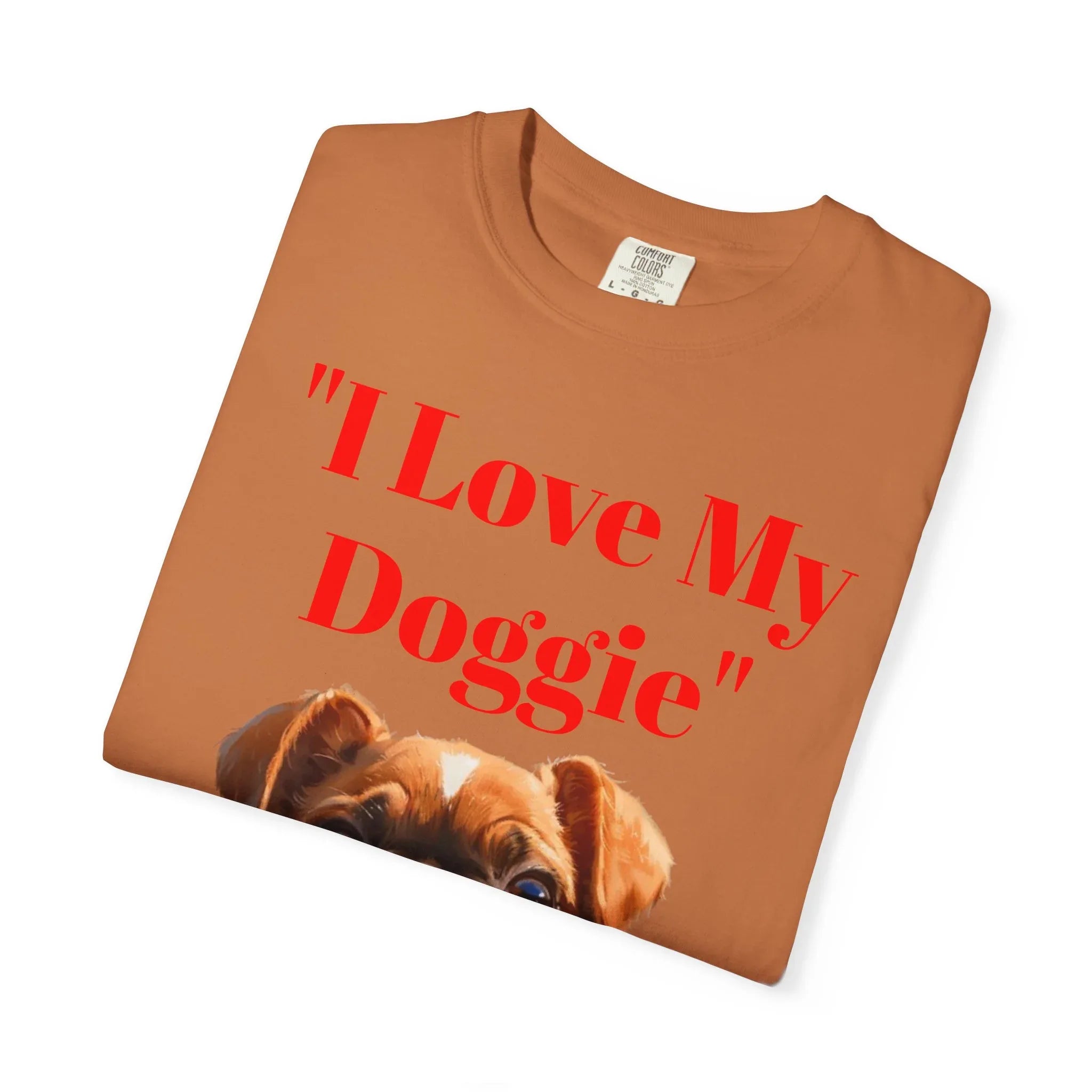 Cute French Bulldog Puppy Holding Red Heart T-shirt | Dog Lover Cartoon - 250 USA Celebration