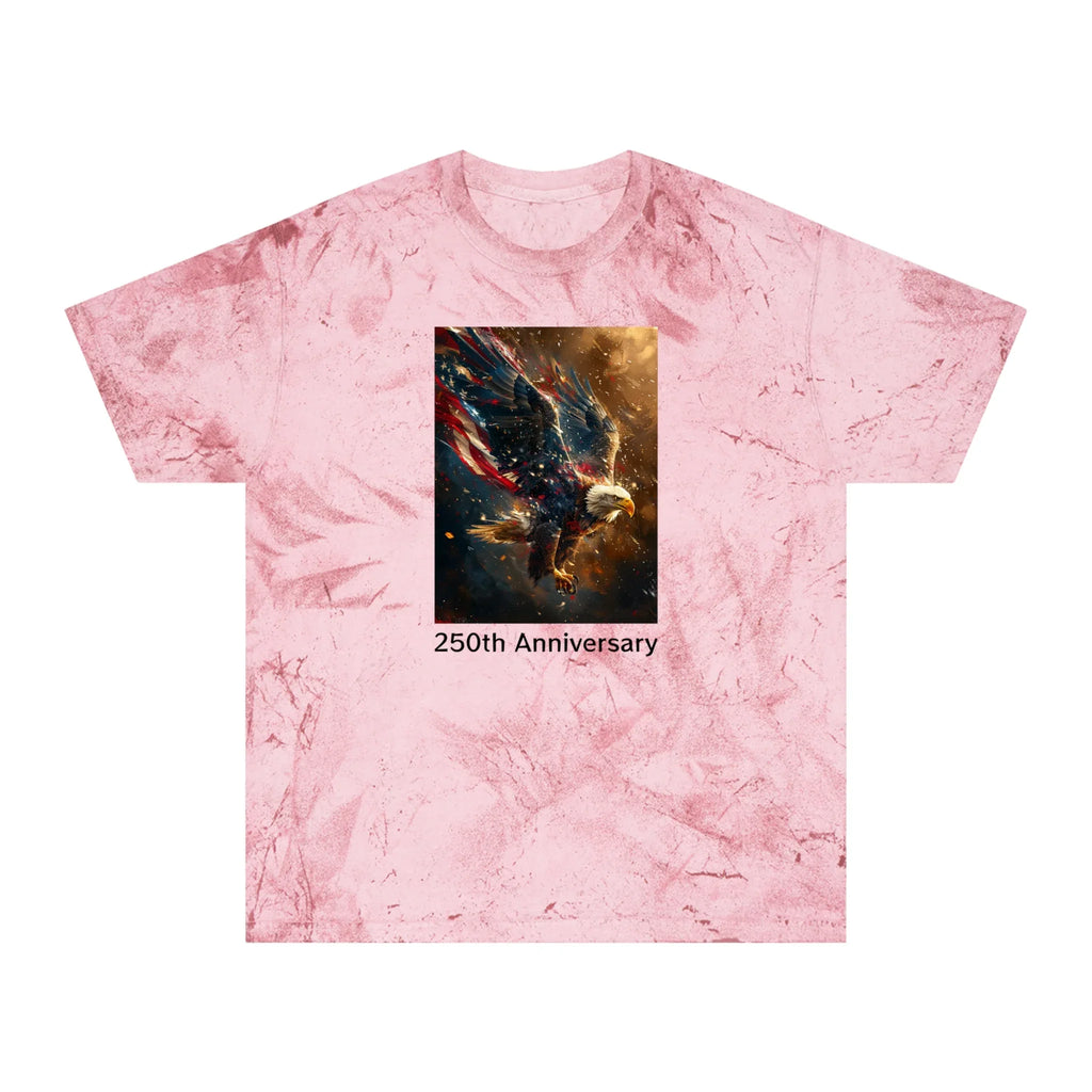 Unisex Color Blast T-Shirt - 250 USA Celebration
