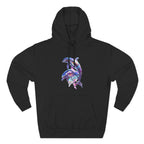 Colorful Peace Sign Floral Skull Hoodie | Psychedelic Peace Skull - 250 USA Celebration
