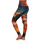 Patriotic Eagle High-Waist Yoga Leggings — American Flag Athletic Leggings