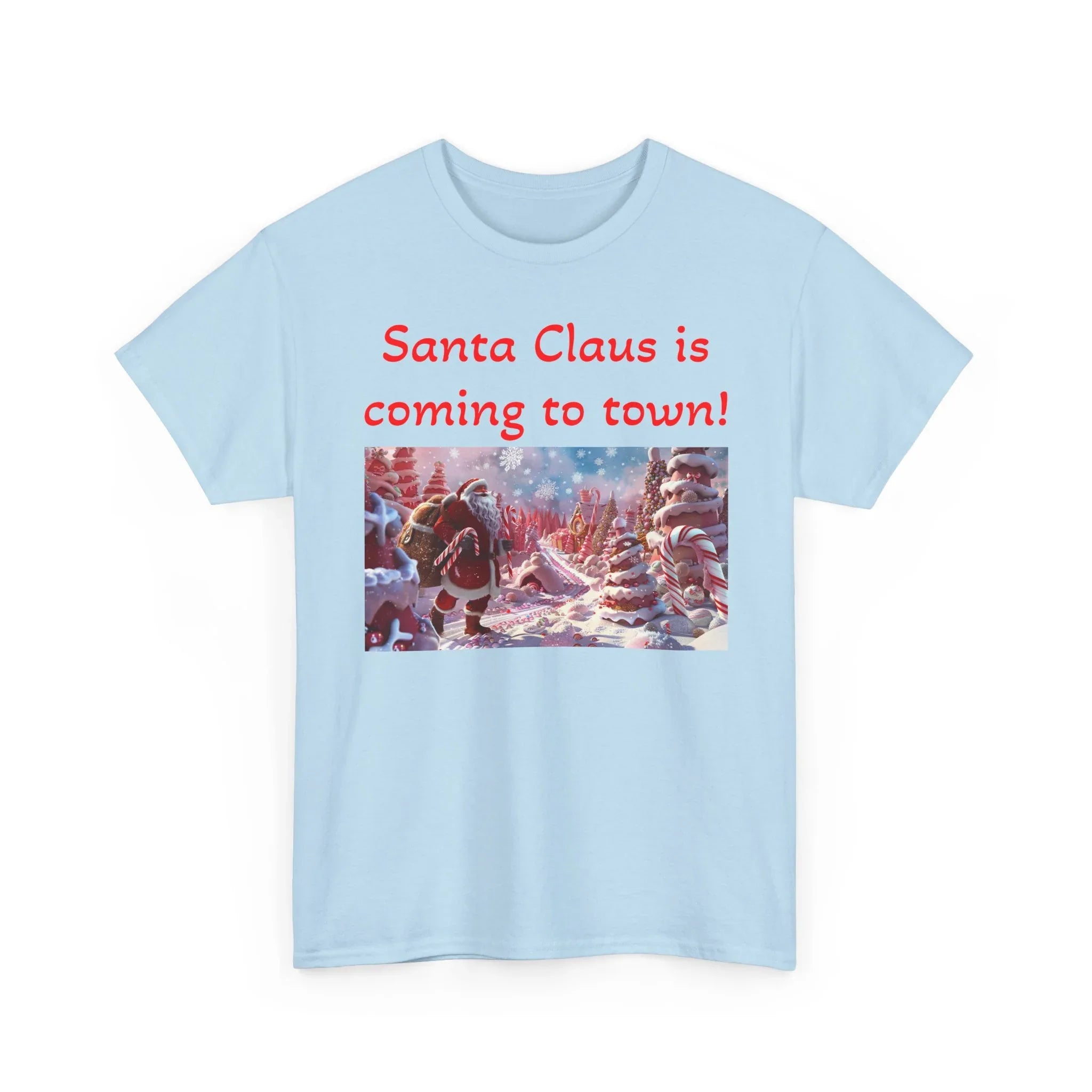 Festive Santa Tee, Unisex Christmas Shirt, Holiday Gift for Him/Her, Fun Santa Claus T-Shirt, Winter Wear, Family Gathering Apparel - 250 USA Celebration