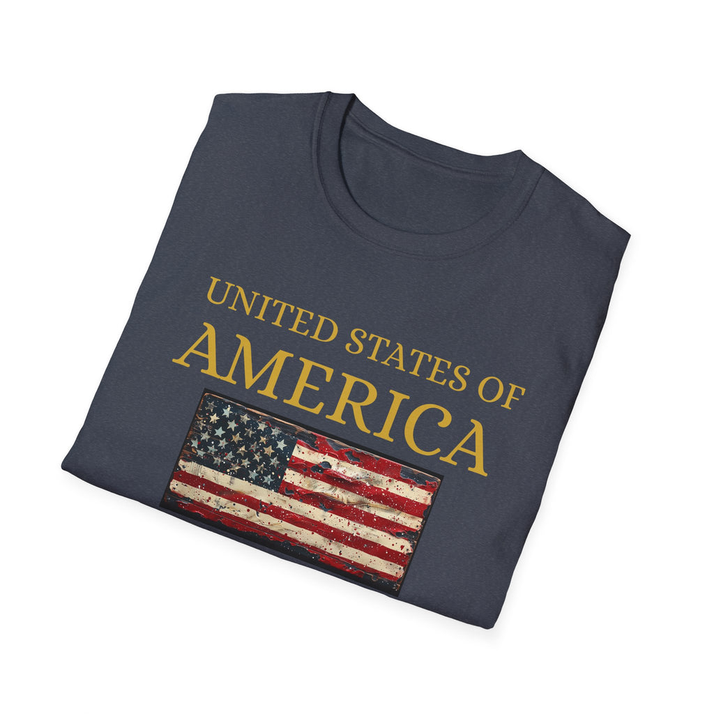 United States of America Patriotic America First T-Shirt | USA Flag