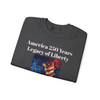 America 250 Years Legacy of Liberty Crewneck Sweatshirt