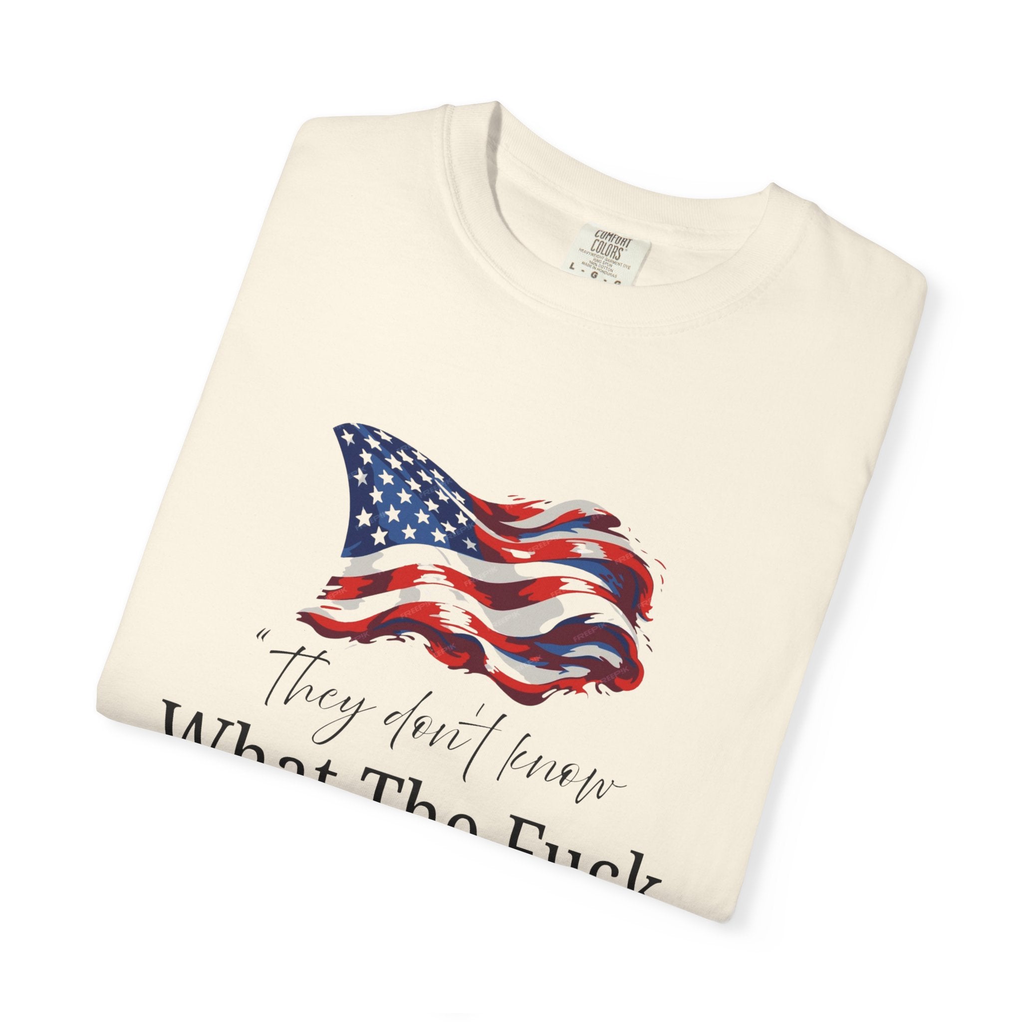 Patriotic Humor T-Shirt - Funny Graphic Tee, Independence Day, Gift for Veterans, Casual Wear, Unique Statement Shirt