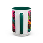 Abstract Colorful Brushstroke Mug | 11oz 15oz Ceramic - 250 USA Celebration