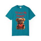 Cute French Bulldog Puppy Holding Red Heart T-shirt | Dog Lover Cartoon - 250 USA Celebration