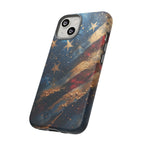 Distressed American Flag phone case | tough cases - 250 USA Celebration