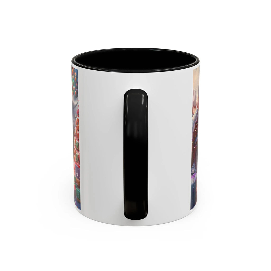 Festive Santa Accent Coffee Mug, Christmas Gift, Holiday Decor, Winter Wonderland, Hot Cocoa Mug, Seasonal Drinkware - 250 USA Celebration