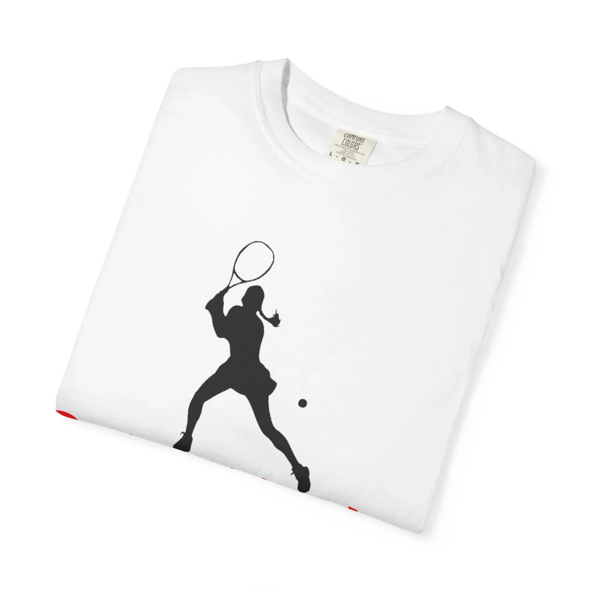Calm Under Pressure Tennis Player T-shirt | Tennis Graphic Tee - 250 USA Celebration