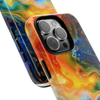 Abstract Colorful Swirl Phone Case | Tough Protective iPhone Cover - 250 USA Celebration
