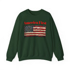 Patriotic American Crewneck Sweatshirt, USA Graphic Tees, Flag T-Shirts, Independence Apparel, Funny Patriotic Shirts, Custom American Tees - 250 USA Celebration
