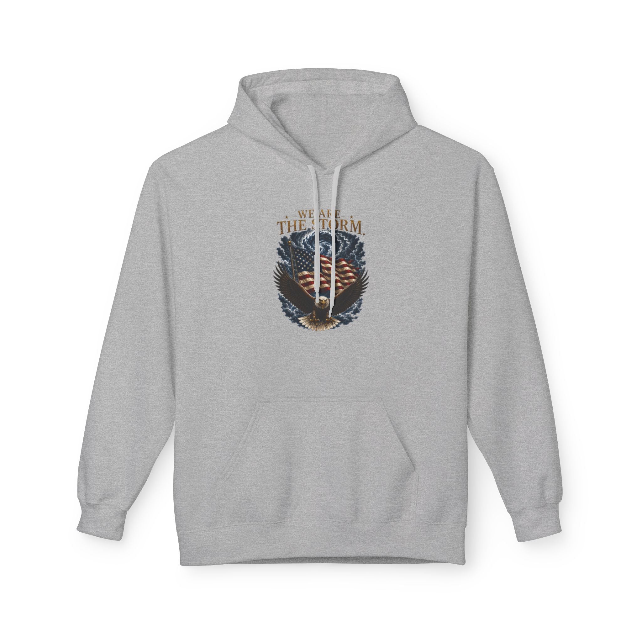 Freedom Forged Here American Flag Hoodie | Patriotic USA