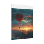 Romantic Canvas Wall Art, Love, Heart Balloon Art, Gift for Couples, Valentines Wall Decor, Valentine's Day Women's Merchandise, Valentines - 250 USA Celebration