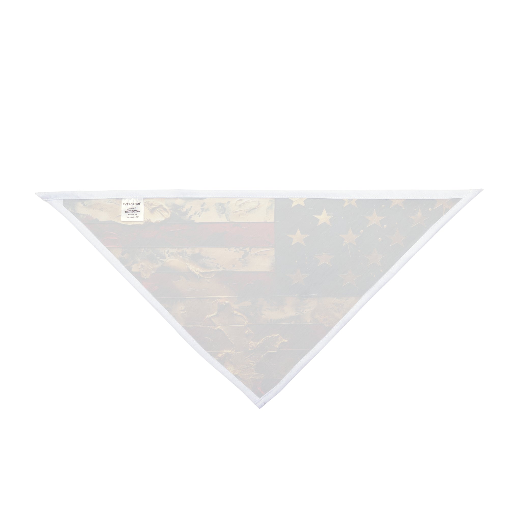 Patriotic Distressed American Flag Pet Bandana – Vintage USA Dog Bandana for 4th of July & Everyday Wear
