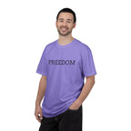 Freedom T-Shirt — Minimalist Text Graphic Tee