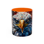 Patriotic Eagle Coffee Mug - Bold American Bald Eagle Art (11/15oz)