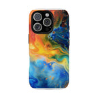 Abstract Colorful Swirl Phone Case | Tough Protective iPhone Cover - 250 USA Celebration